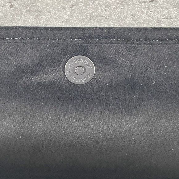 NEW STEVE MADDEN‎ BJEWEL FLAP WALLET BAG PURSE CLUTCH BLUE STITCH MSRP $58 - Picture 8 of 15